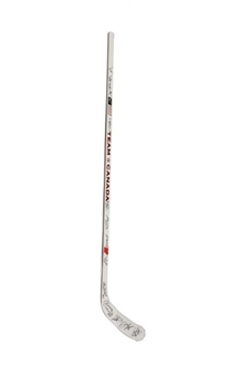 1976 Team Canada Team Signed Hockey Stick (13 Signatures)